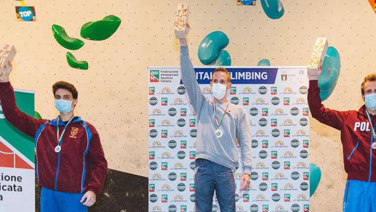 Poker… d’asso: Gabriele Moroni campione italiano boulder per la quarta volta!